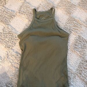 Klassy Network Sage Ribbed Tank Top